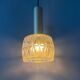 Mid-Century Crystal Glass Pendant