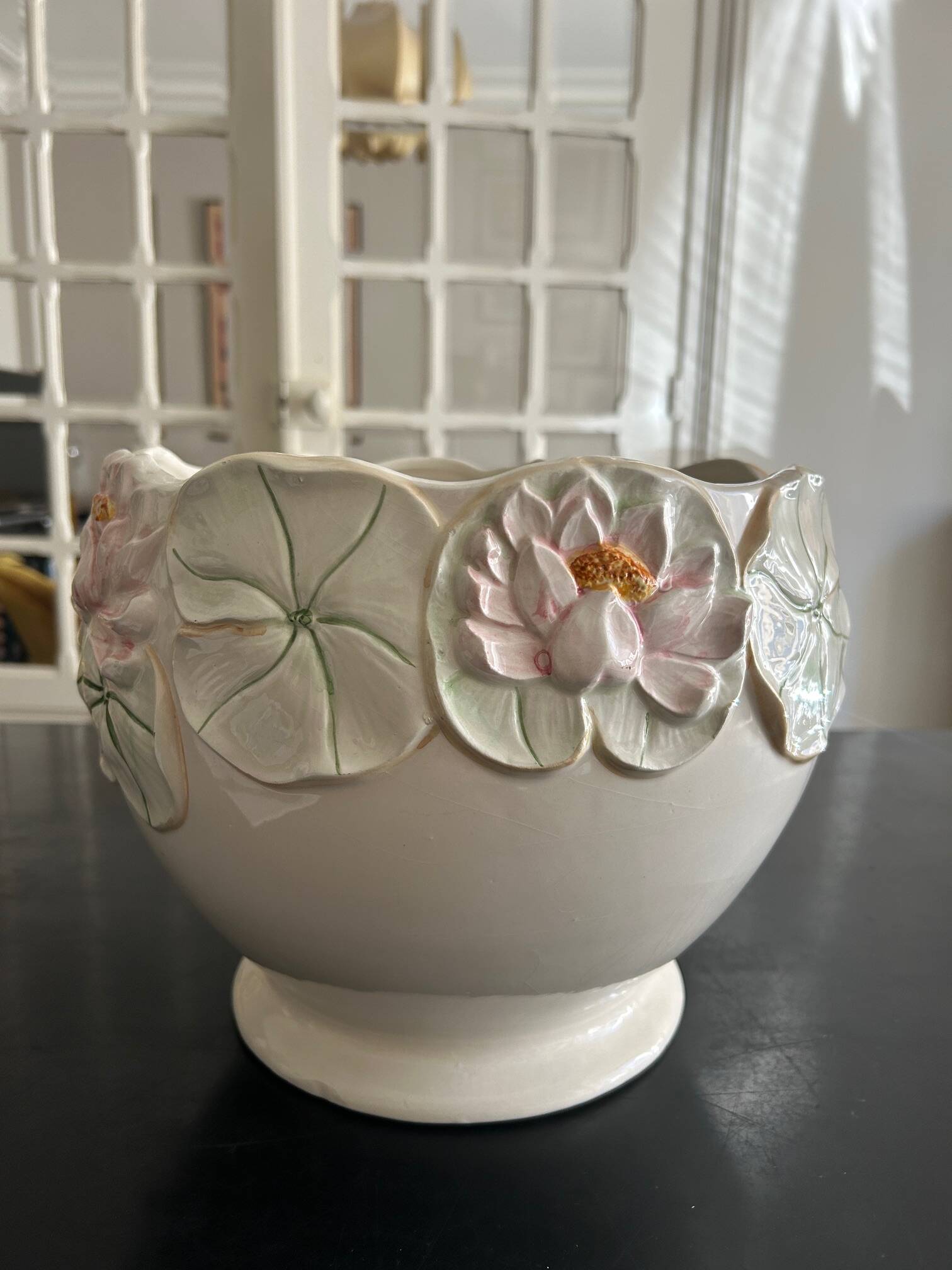 large vintage flowerpot