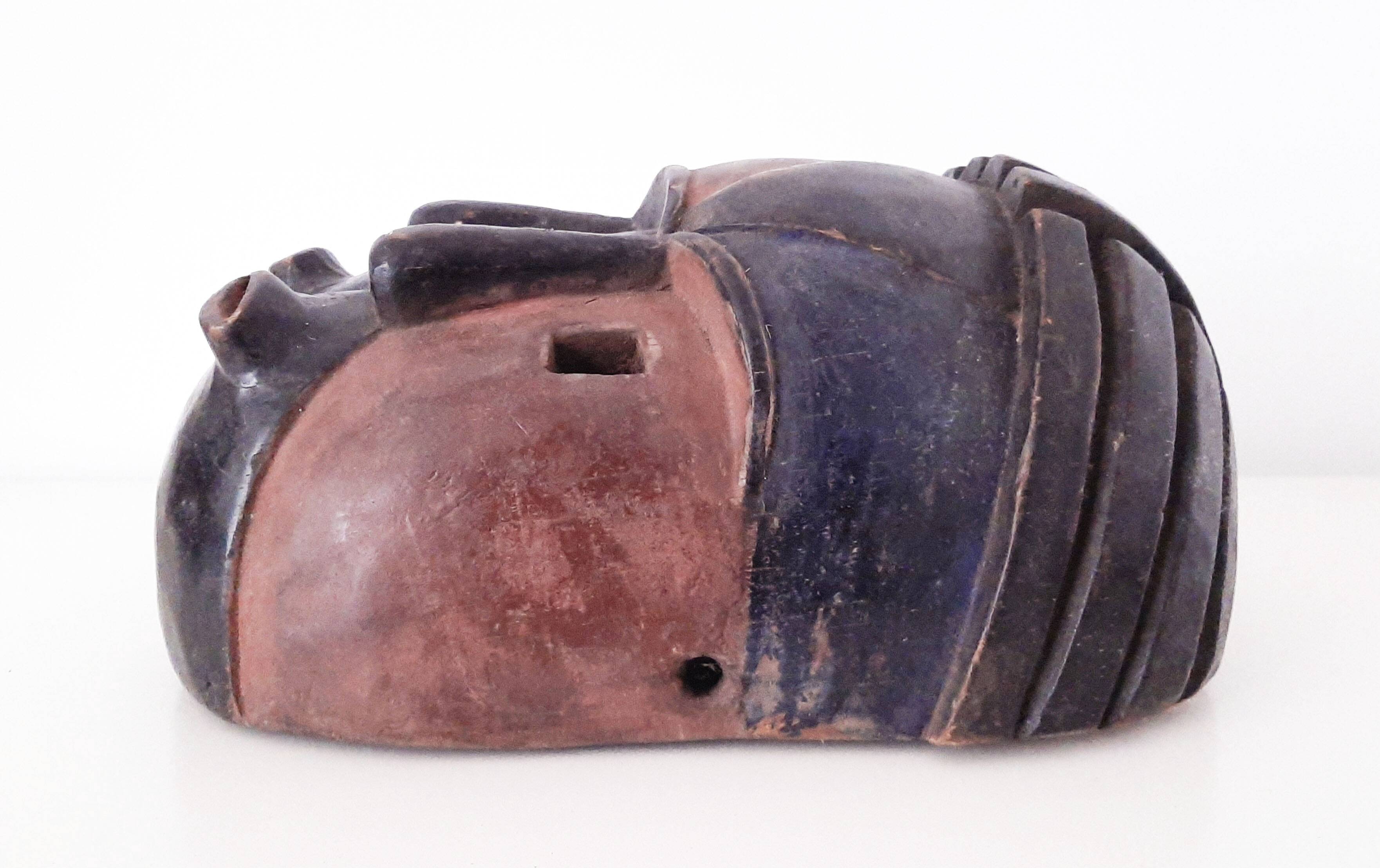 African mask Gabon H 26cm Double face