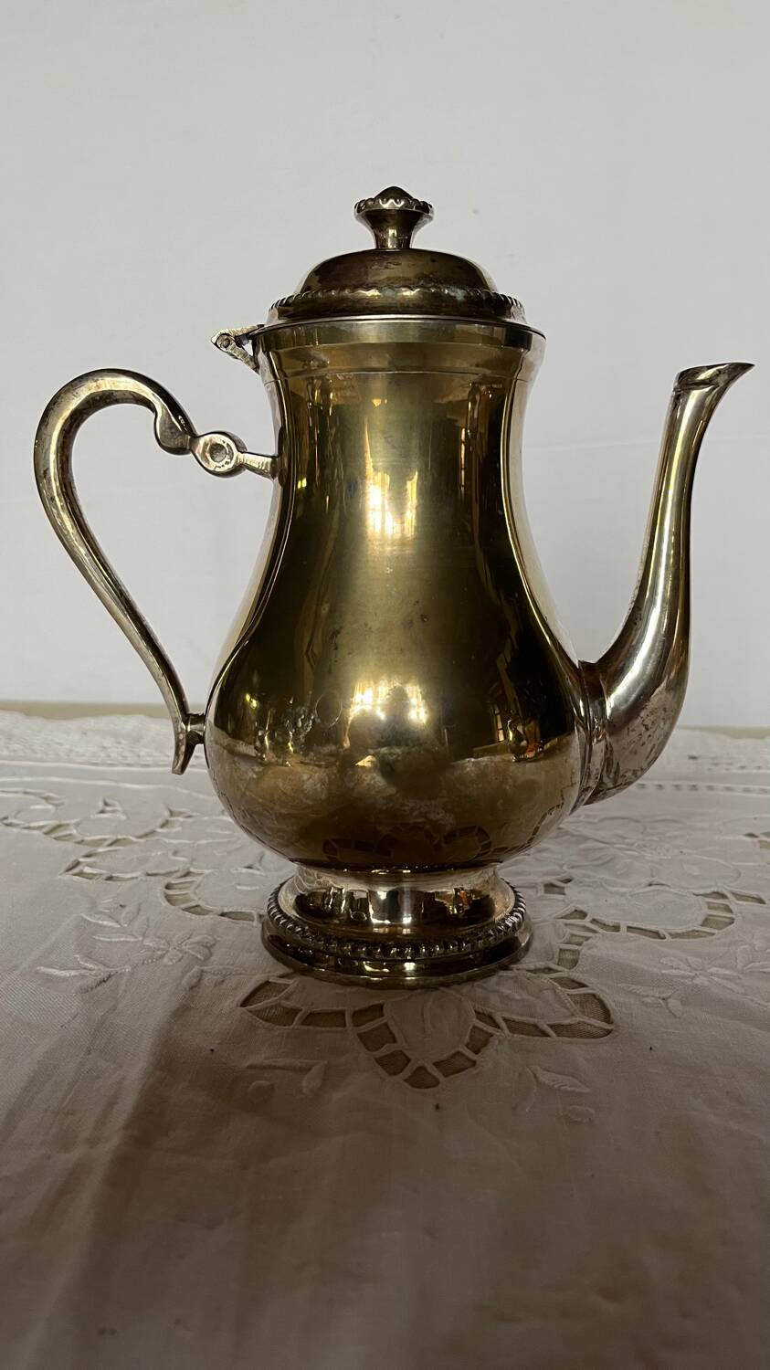 Old silver metal tea/coffee service