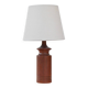 Grandes lampes de table danoises en teck des années 50, ensemble de 2