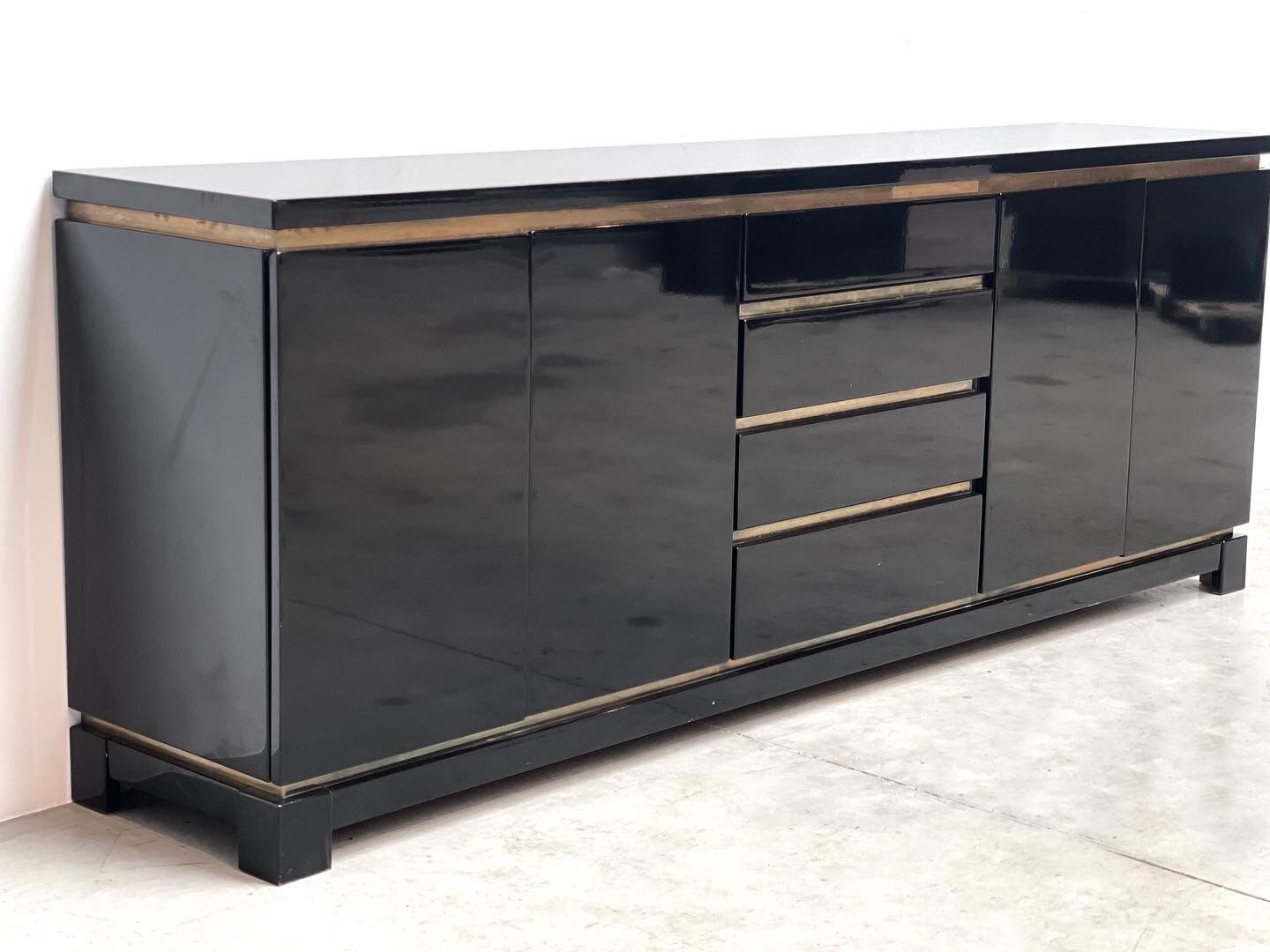 Lacquered credenza, 1970s