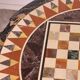gueridon with a pietra dura top featuring a game board - 18th century