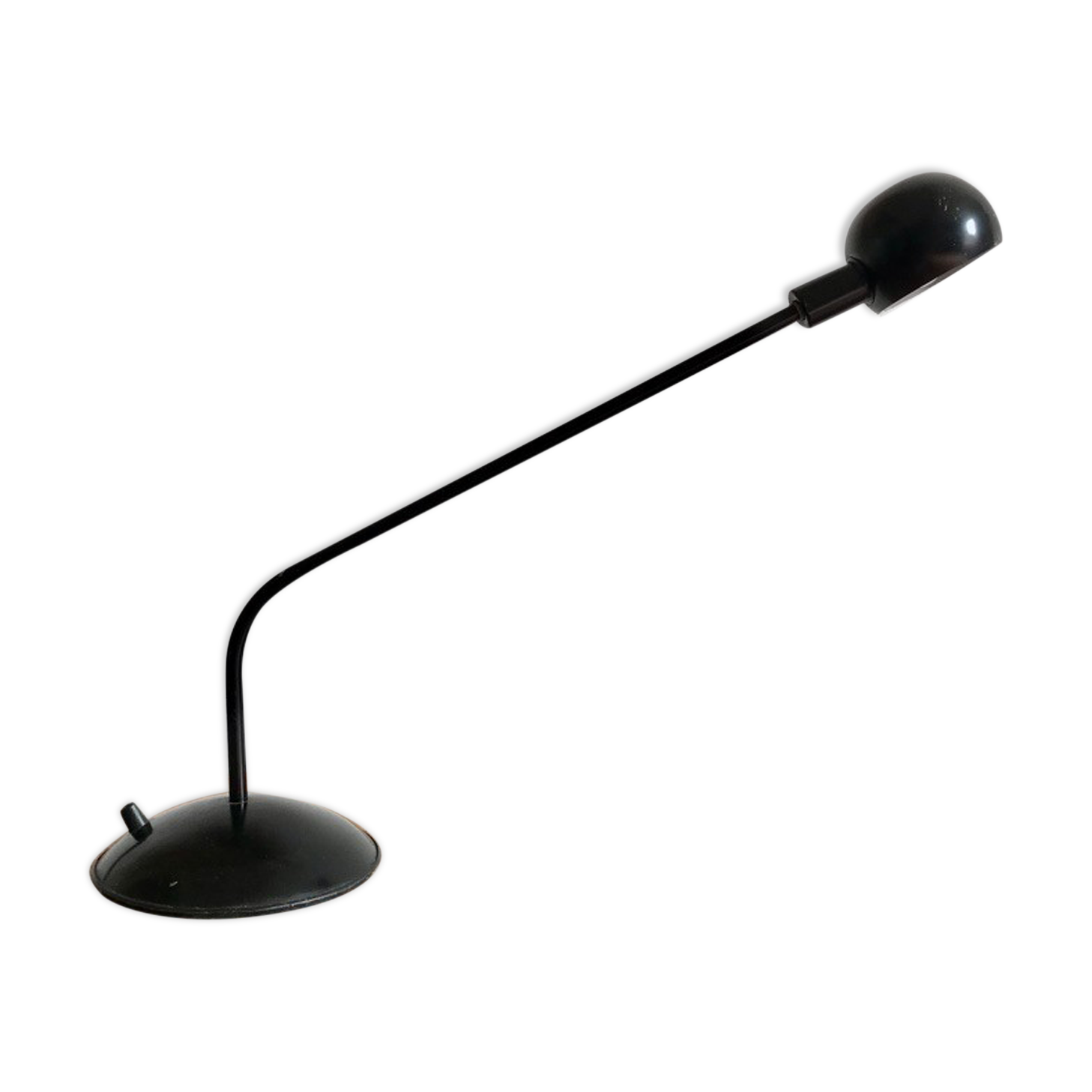 Vintage gallows desk lamp in black metal