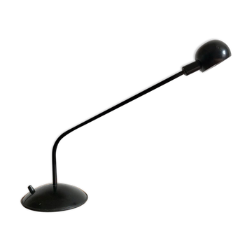 Lampe de bureau potence vintage en métal noir
