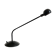 Vintage gallows desk lamp in black metal