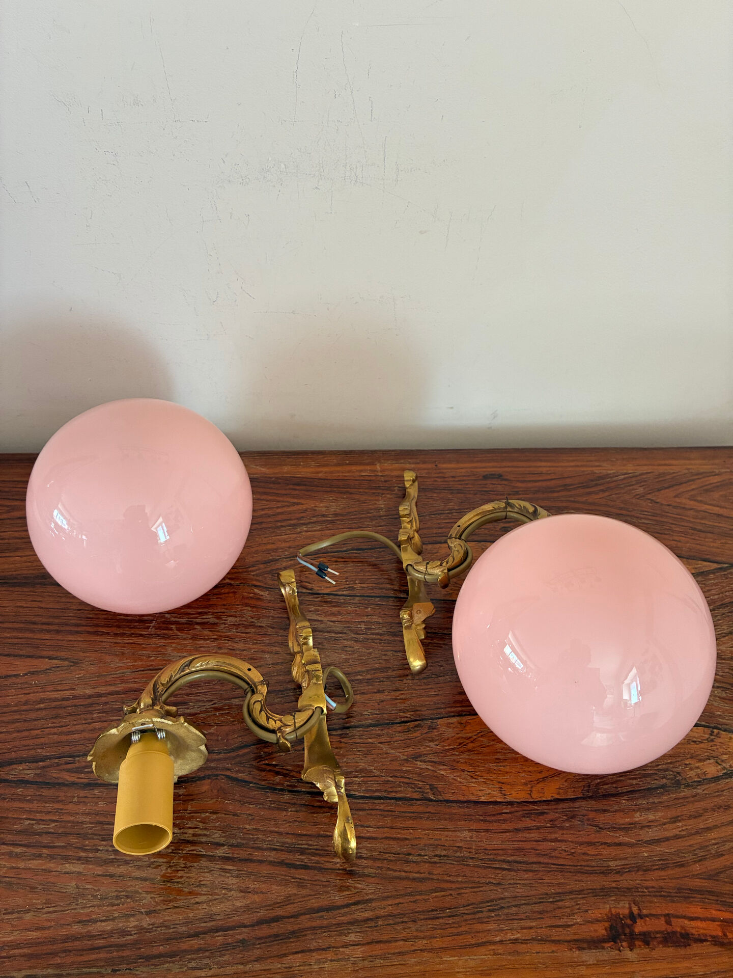 Pair of antique wall sconces