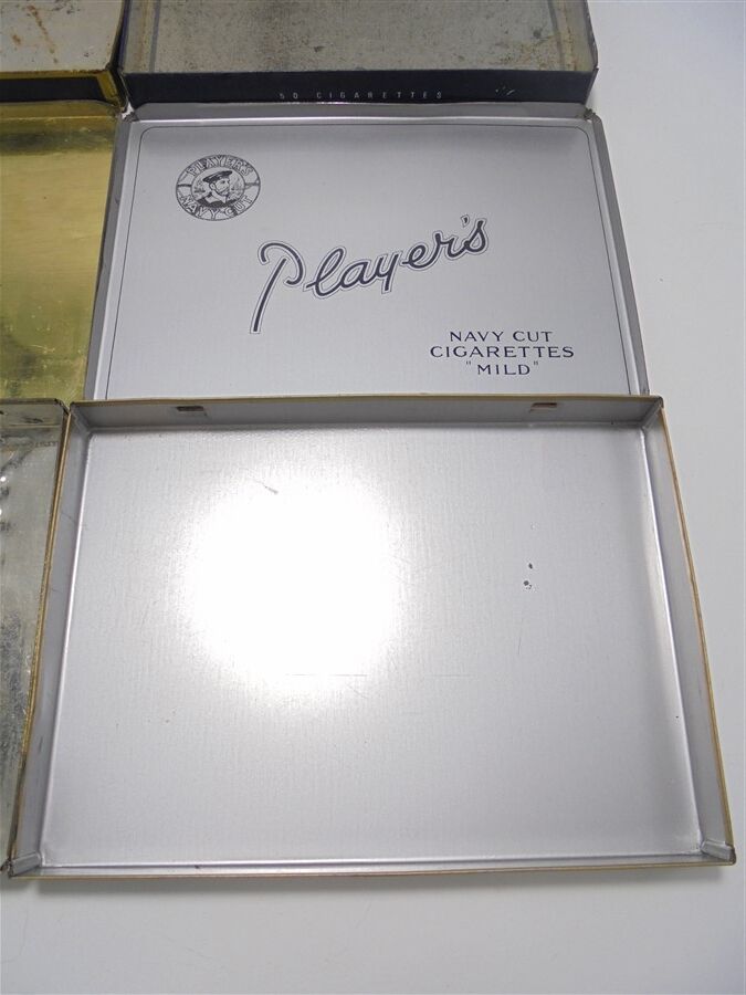 Set of 4 old cigarette boxes