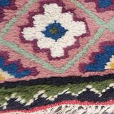 Wool cross oriental carpet :129×185