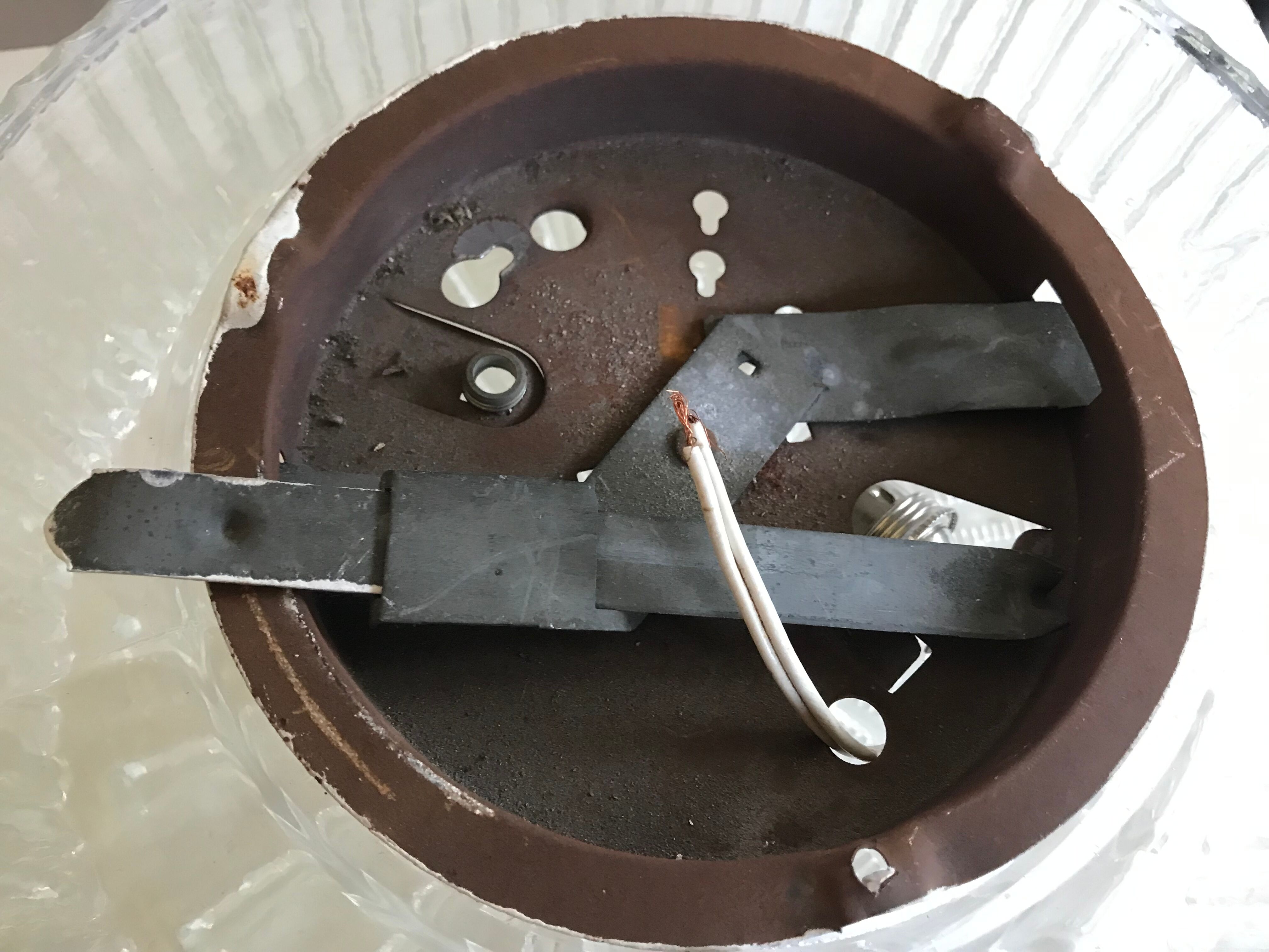 Vintage ceiling lamp 26cm