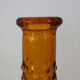 Carafe bottle in brown glass bubbles Empoli 60s