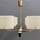 Pendant lamp 6 plastic shades 1960s