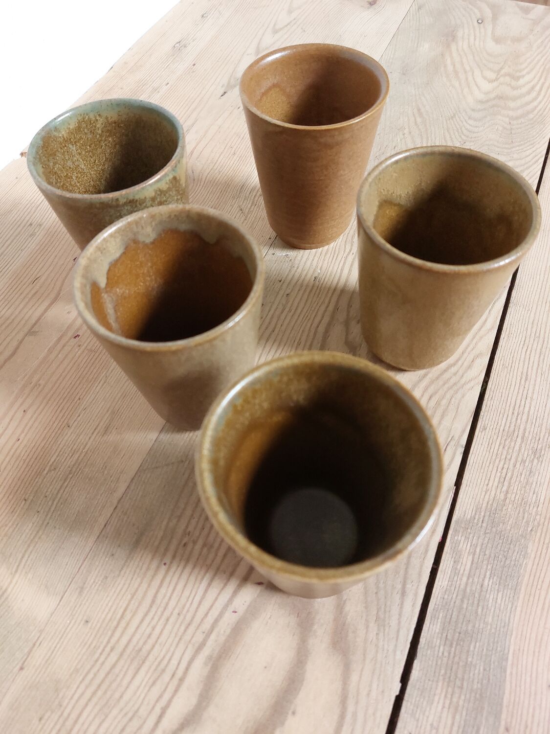 Digoin tumblers in real stoneware