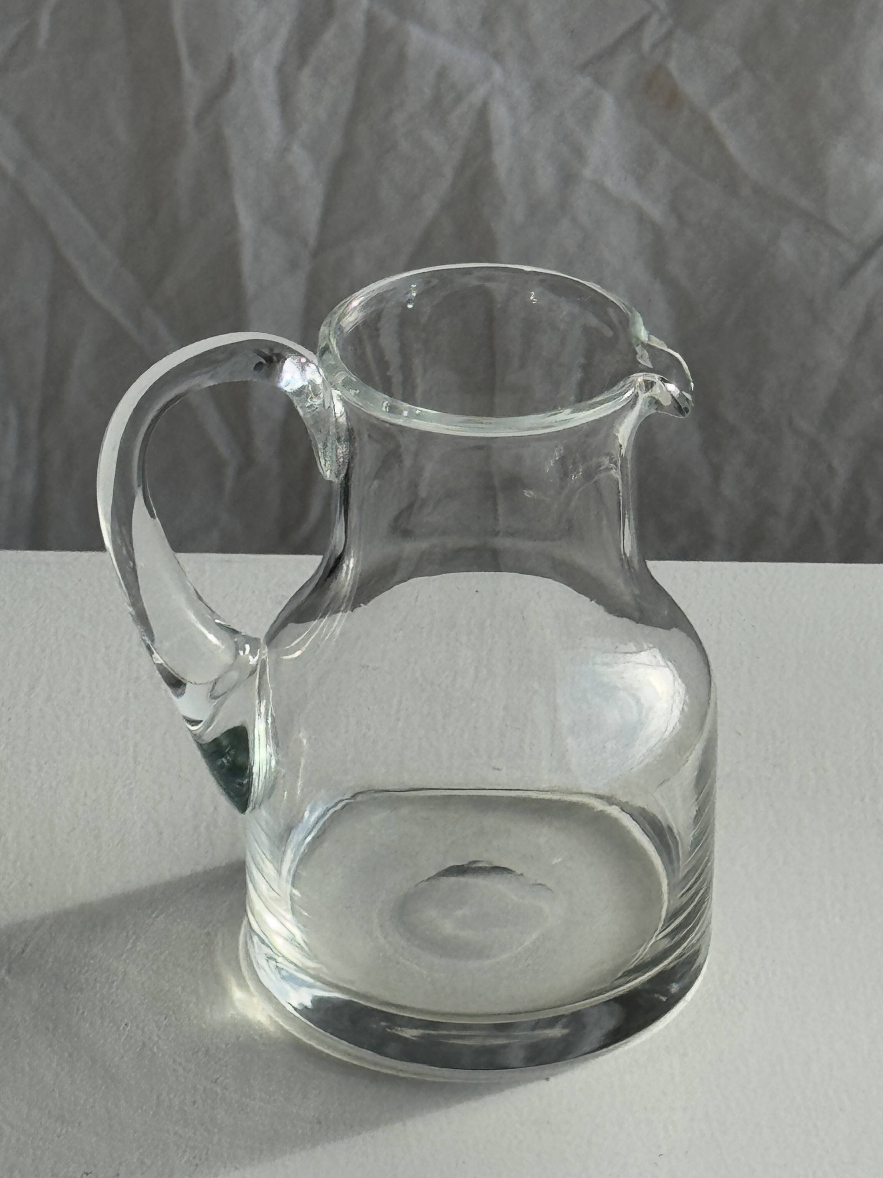 Mini glass pitcher H14