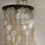 Suspension mother-of-pearl cascade tassel vintage XL