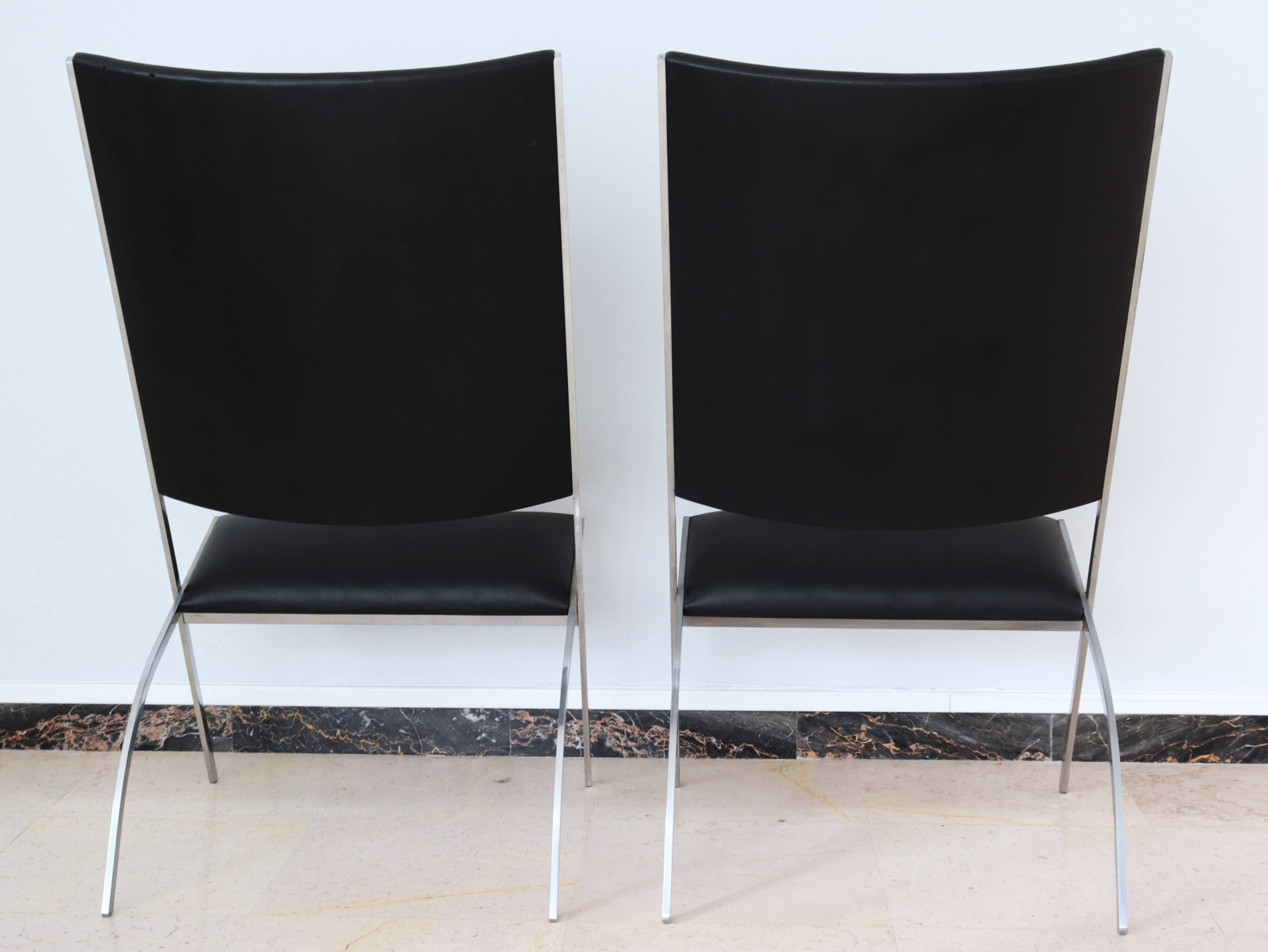 Pair of "Gabriella chairs" by Gio Ponti