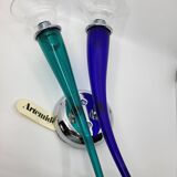 Wall light Giuseppe Righetto by Artemide in Murano glass, Italy 1980.