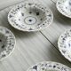 6 Myott plates in English porcelain