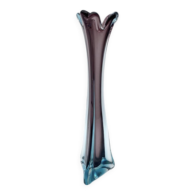 Vase aubergine XXL / « Sommerso » — Italie, 1960/70s