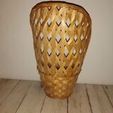 Clear wicker pot cache braided