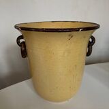 Neoclassical urn vase in glazed clay Etienne Noël Dieulefit 1940