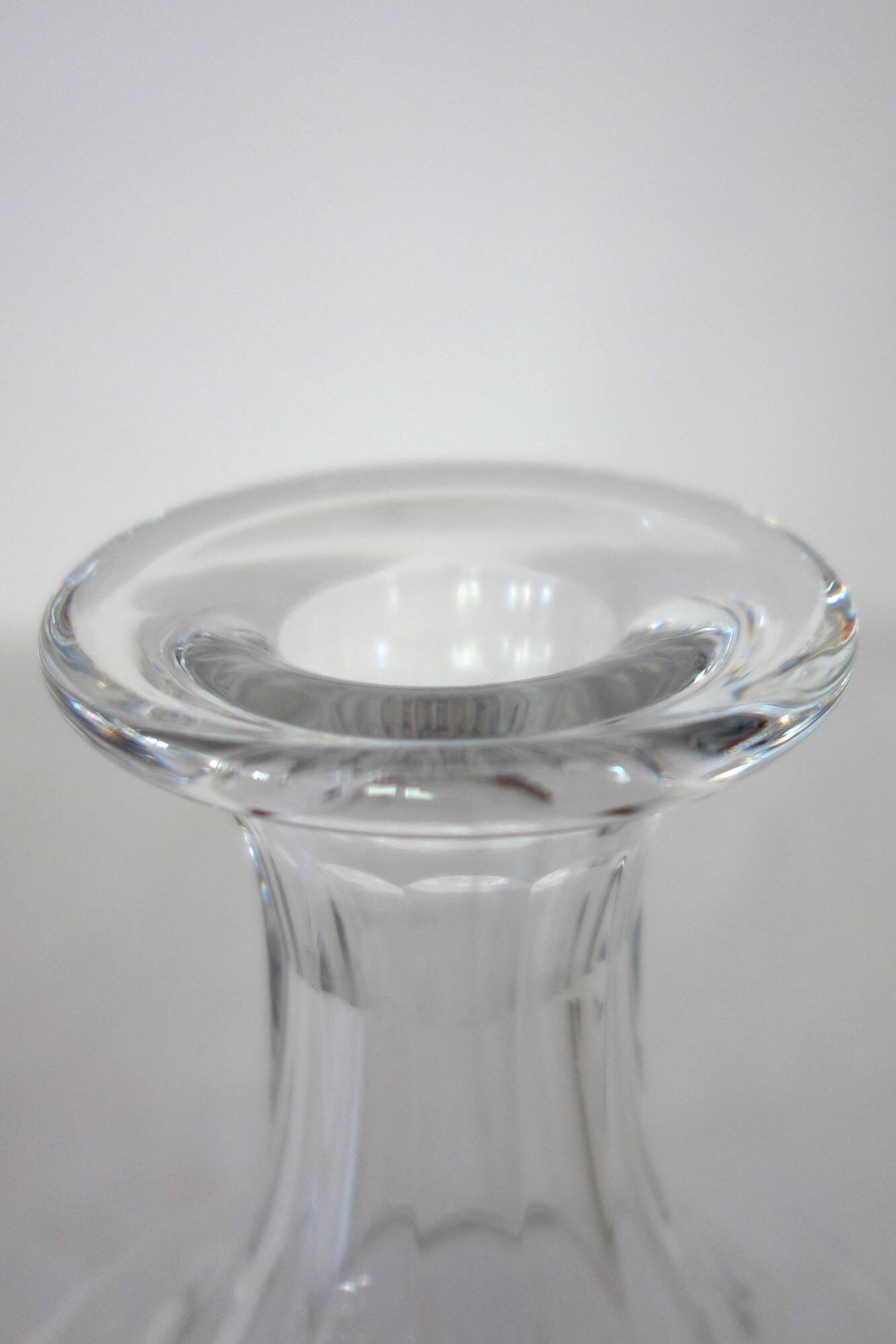 Saint Louis crystal whiskey decanter, marine service