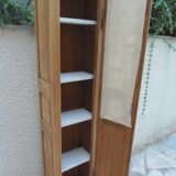 Small oak wardrobe with waxed finish
