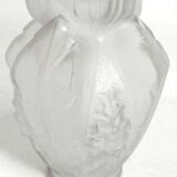 Art vase signed Muller, Height 20 cm