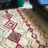 Berber carpet with Azilal designs
