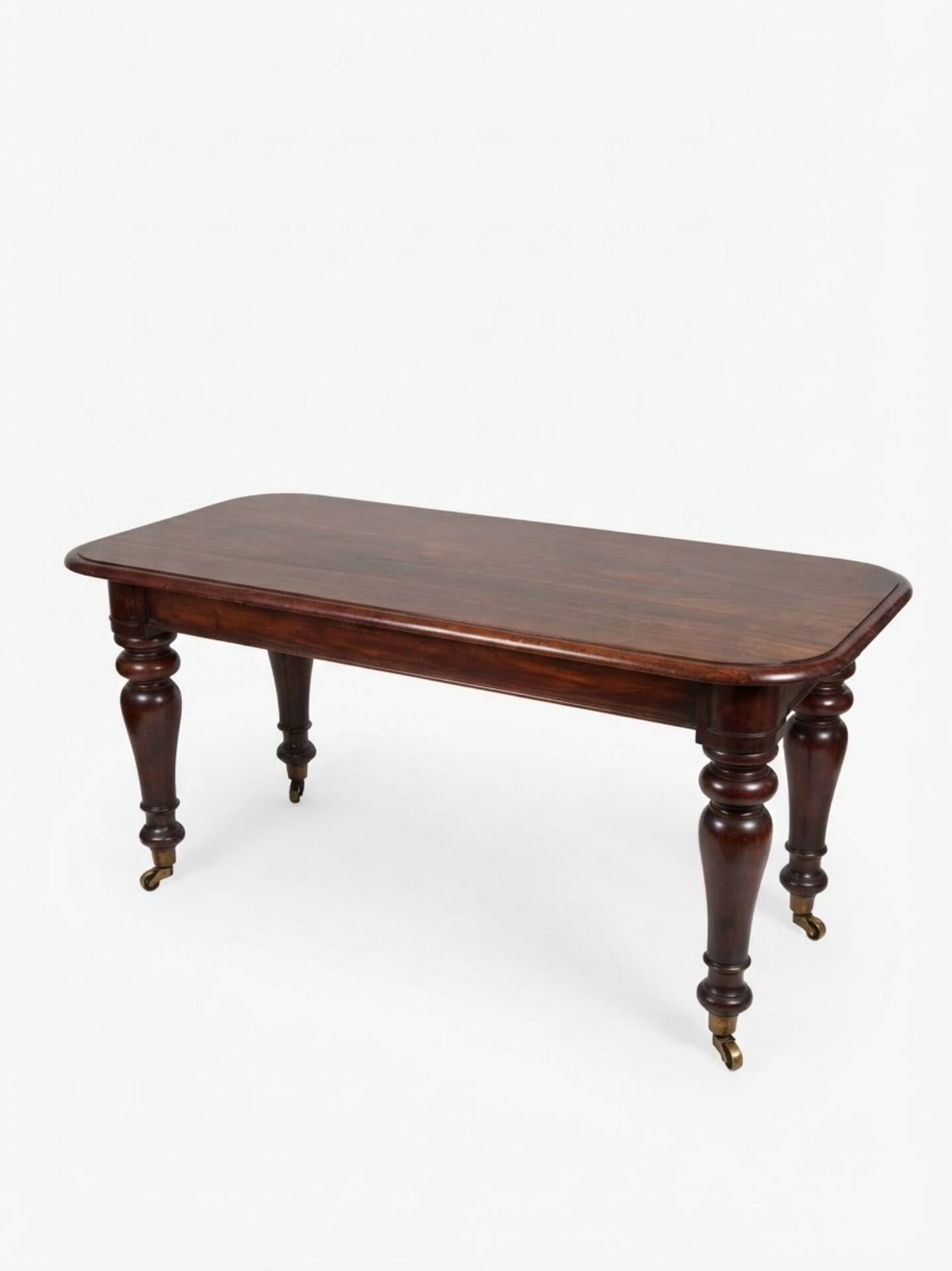 Solid mahogany console table
