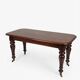 Solid mahogany console table