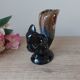 Vintage squirrel vase in flamed stoneware – 1960 - 1970
