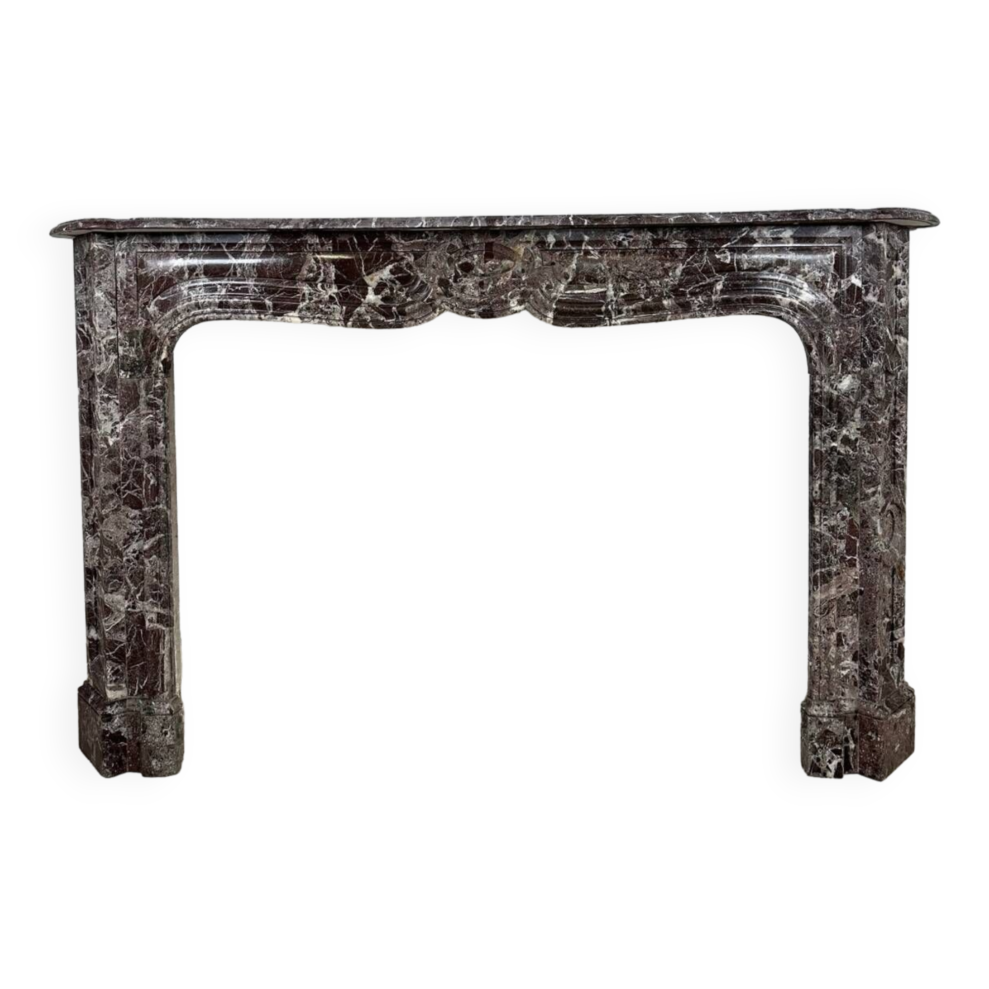 Italian Levanto marble fireplace 19th century
