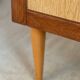 Commode vintage 1960’s  à poignées gainées.