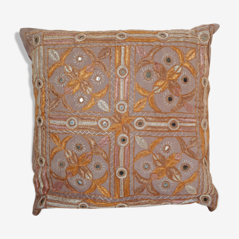 Indian embroidered cushion 40x40cm