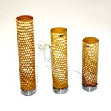 Metal and glass table lamp, Bergborms, Sweden, 1970