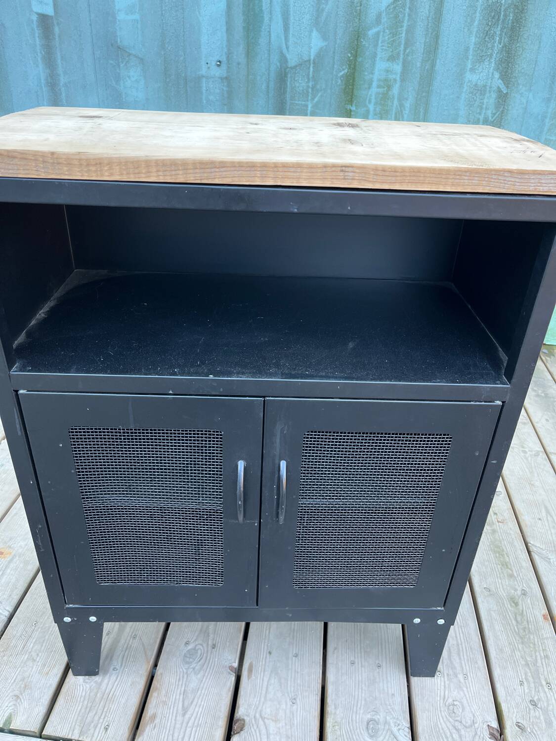 Small metal cupboard