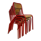 Series of 6 school chairs
