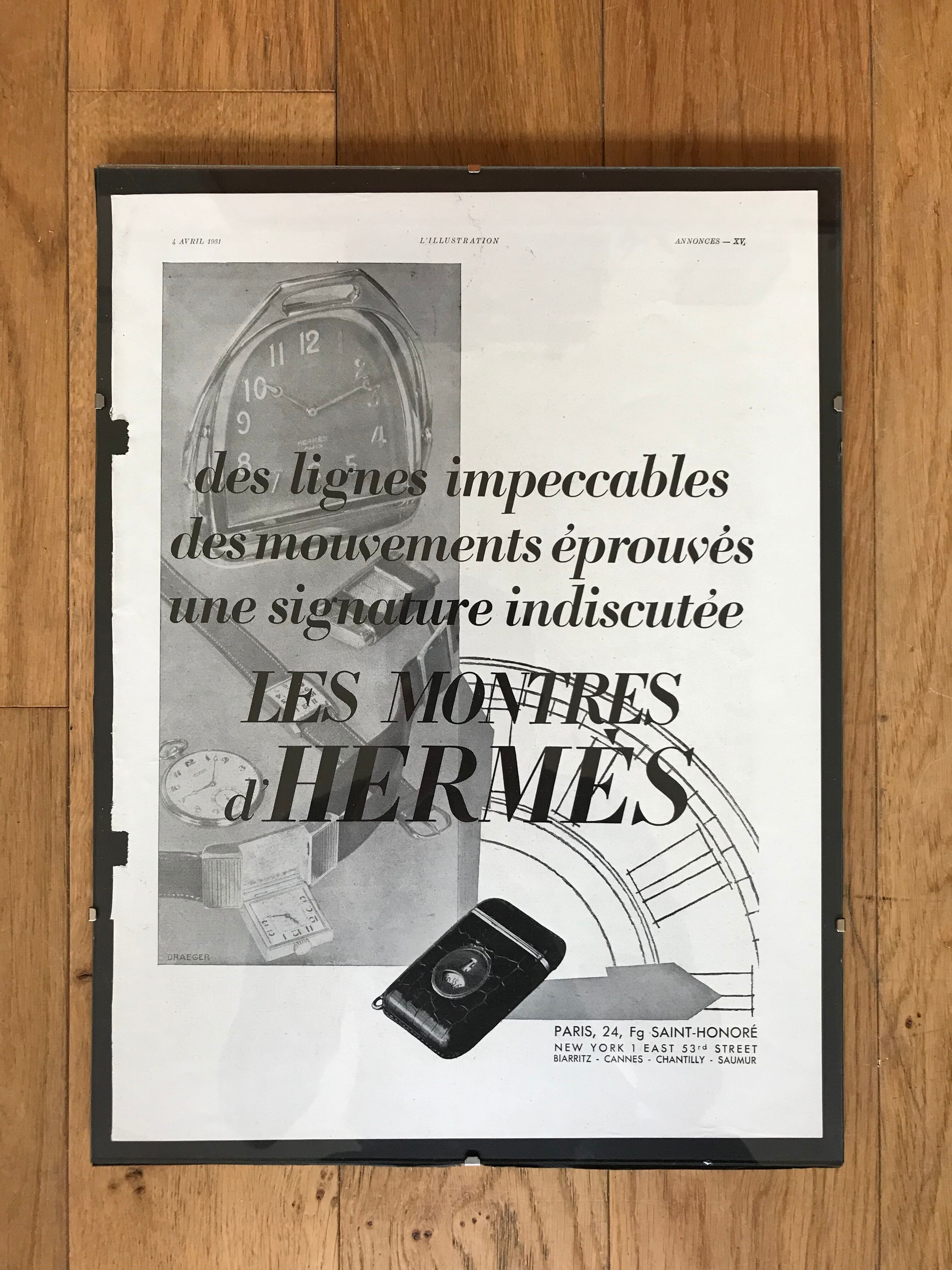 Advertising poster Hermès 1931