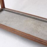 Vintage wooden wall dressing room