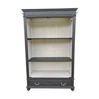 Black bookcase