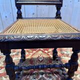 Set of 4 Renaissance cane chairs.