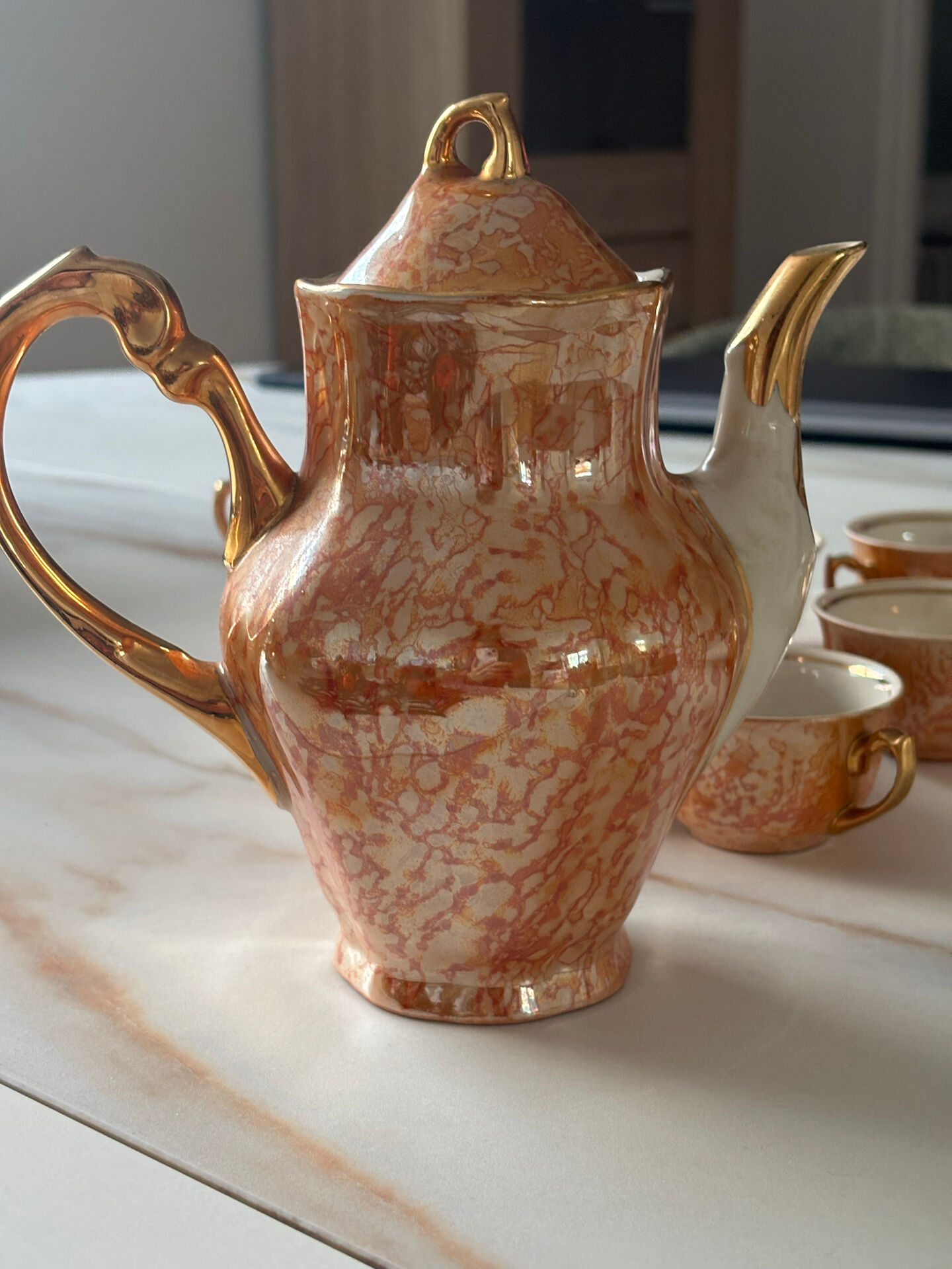 Vintage coffee service Chodzież – Polish porcelain
