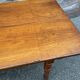 Table de ferme alsacienne 225 cm sapin teinte Merisier