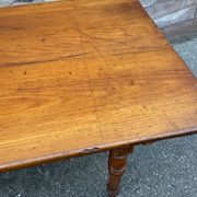 Large Alsatian farmhouse table 225 cm fir shade Merisier
