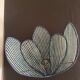 Applique en cannage fleur de lotus