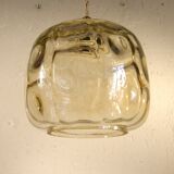 60s glass pendant light