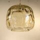 60s glass pendant light