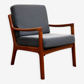 Teak armchair or easy chair by Ole Wanscher for France & Son, Mid Century Modern Danish Design, 1950er