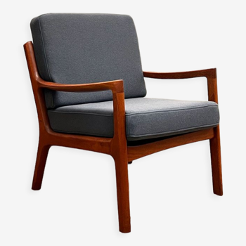 Teak armchair or easy chair by Ole Wansch for France & Son, Mid Century Modern Danish Design, 1950er